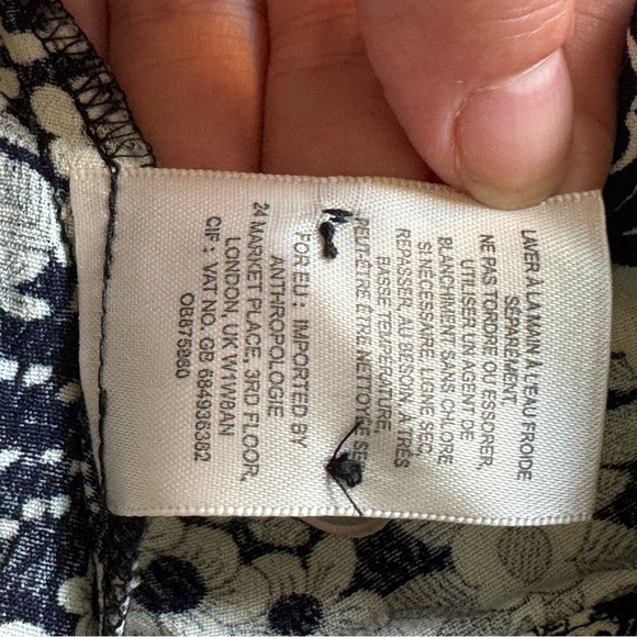 Anthropologie 34 of 52 Conversations Shirt Dress size 4 NWOT - Picture 7 of 7